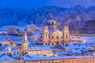Salzburg, Austria: The Kollegienkirche, Collegiate Church, is the church of the University of...