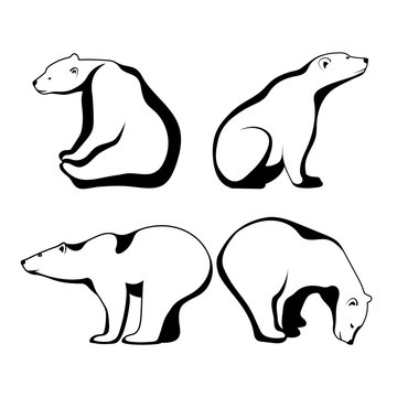 Polar bear  symbol of the Arctic.