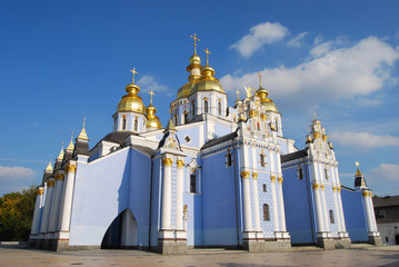 Fototapeta na wymiar Saint Michael’s Monastery Chapel in Kiev, Ukraine