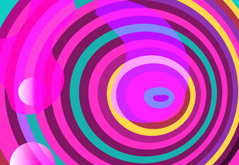 Liquid elements, mixed color plastic shapes or organic bubbles