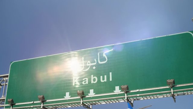 Airplane Landing Kabul