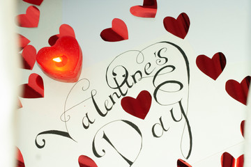 seamless background with hearts