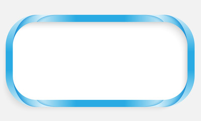 Blue text frame with place for your text