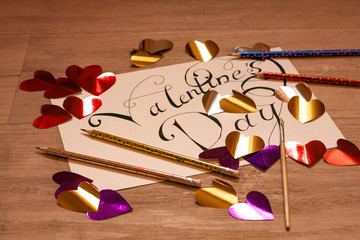 red hearts on white background