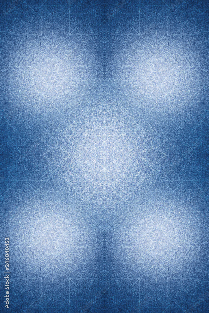 Aufkleber abstract artistic colorful bright unique network of shapes and patterns