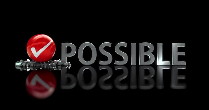 Impossible turns to possible 3D animation with alpha mask