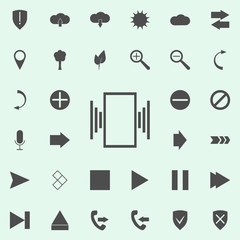 vibration on the phone icon. web icons universal set for web and mobile