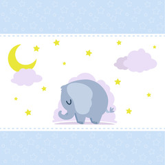 Sleepy elephant