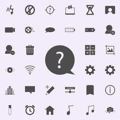 question mark icon. web icons universal set for web and mobile
