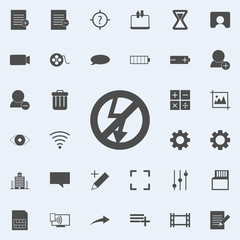 sign dangerous electricity icon. web icons universal set for web and mobile