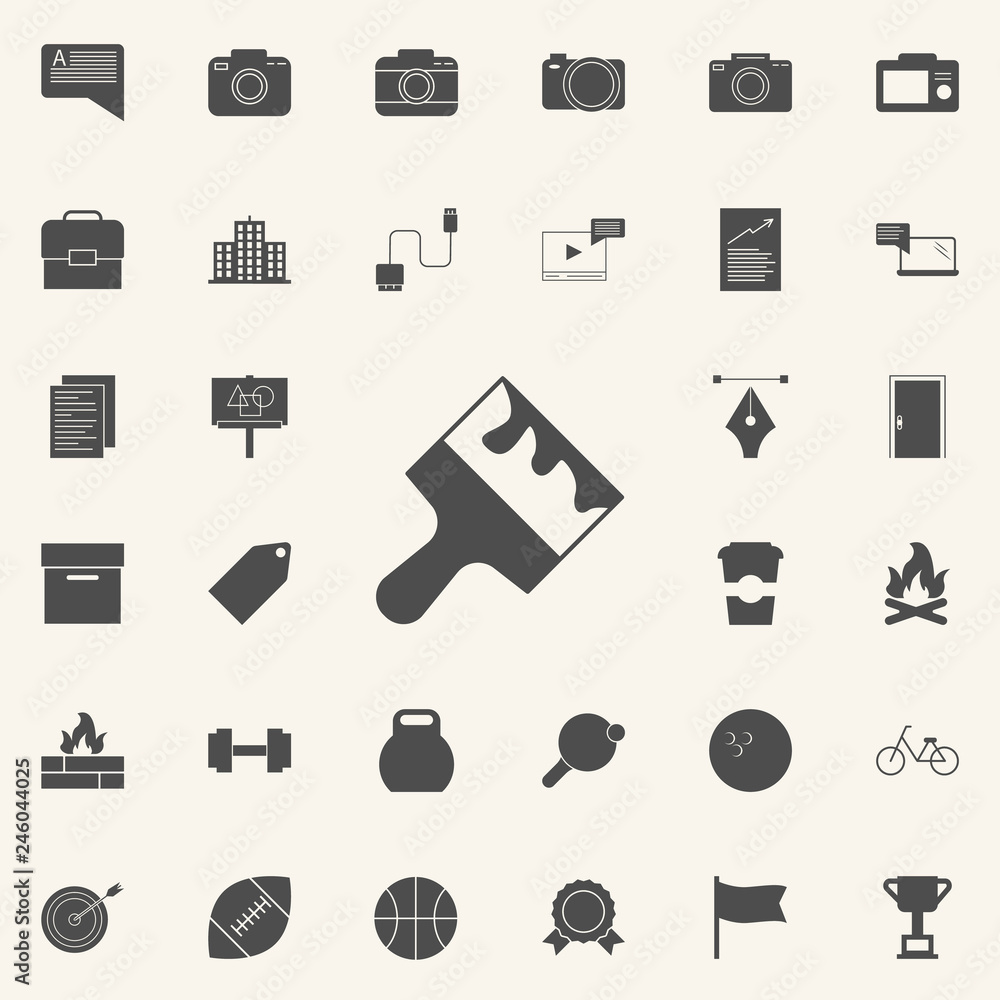 Poster putty knife icon. web icons universal set for web and mobile