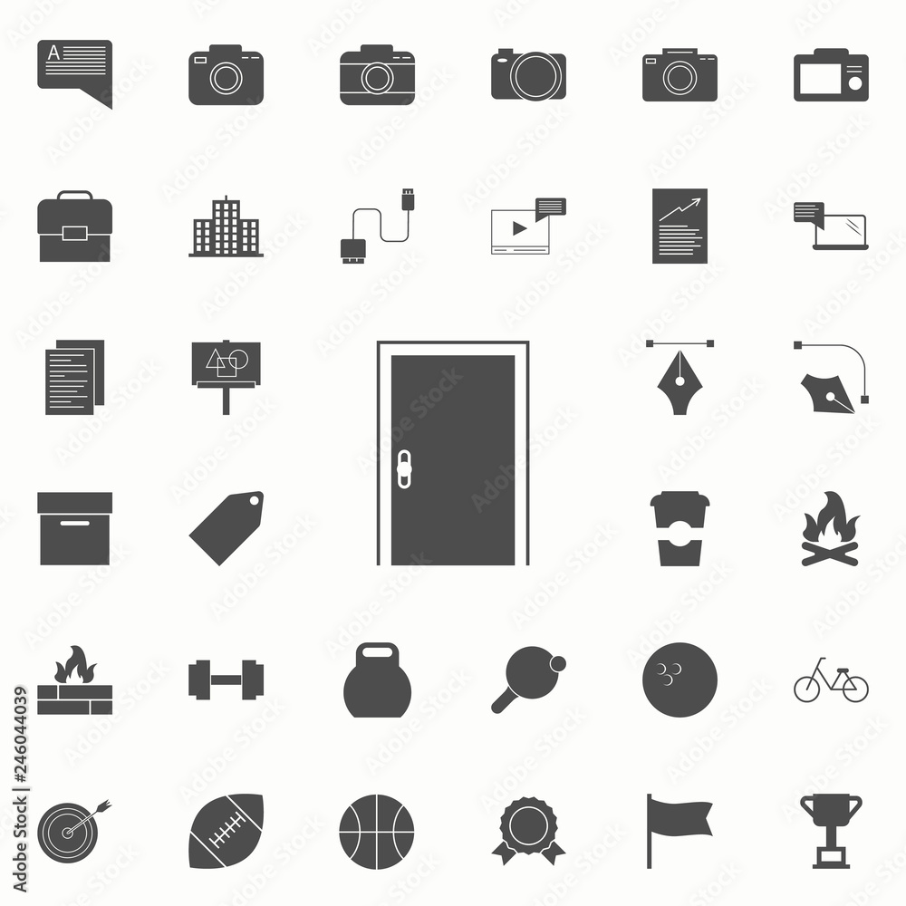 Aufkleber door icon. web icons universal set for web and mobile