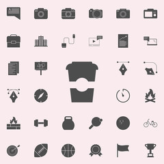 plastic cup for coffee icon. web icons universal set for web and mobile