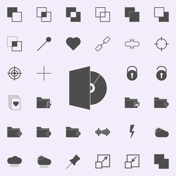 CD drive icon. web icons universal set for web and mobile