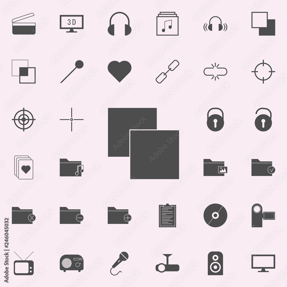 Poster layering icon. web icons universal set for web and mobile