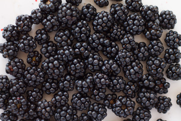 ripe BlackBerry texture of black berries sweet and fragrant piece of summer vitamins use