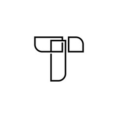 T letter logo vector icon illustration