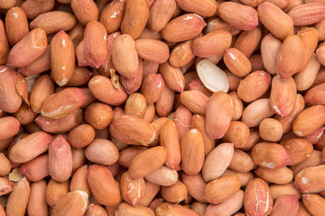 A scattering of peanuts