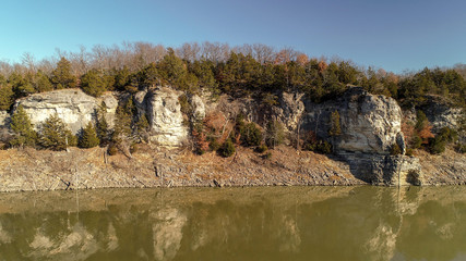Cliffs at the Lake