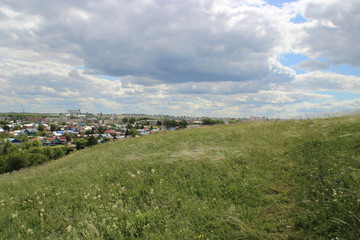 Fototapeta na wymiar panoramic view of landscape