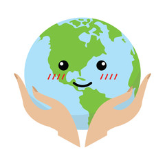 Abstract cute church