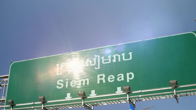 Airplane Landing Siem Reap