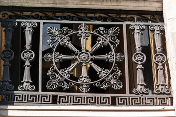 black iron pattern decorative