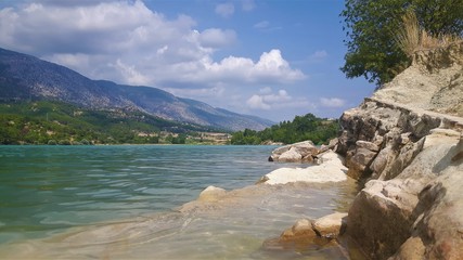 Obraz premium Turkey is a mountain lake
