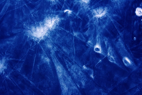 structure, pattern and crystals of newly formed ice