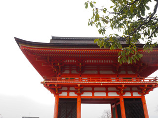 Kyoto, Japan autumn at Kiyomizu-dera Temple