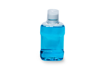 mouth rinse isolated bottle