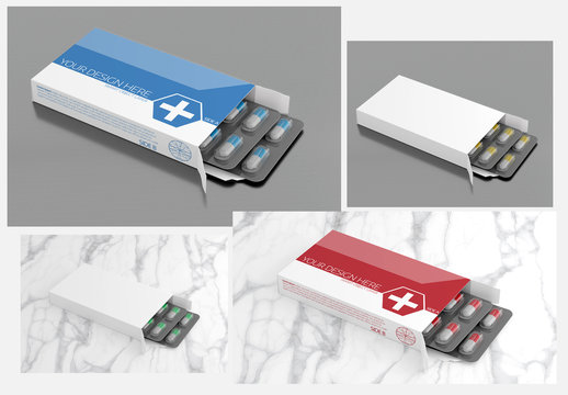 Pharmaceutical Packaging Mockup