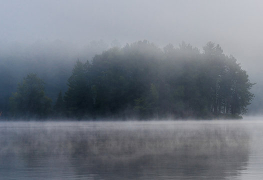 Foggy Morning at the Lake © Don