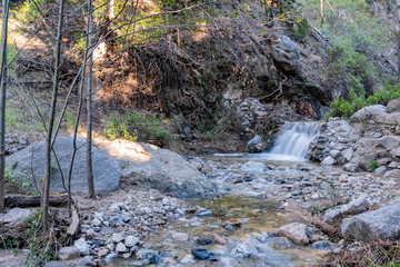 Hiking in the Millard Trail towards the Millard Falls