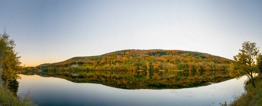 Greenwater Pond in Fall 