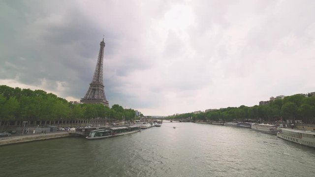 Tour Eiffel and seine river, France