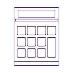 calculator isolated icon