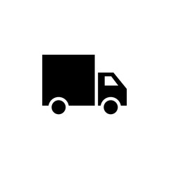 Delivery truck icon graphic design template vector