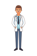 Fototapeta premium medicine doctor cartoon