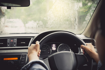 driving in rainy season