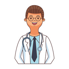 Fototapeta premium medicine doctor cartoon