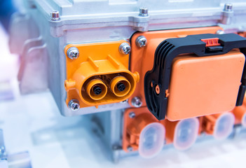 Powerful high-voltage electrical connector,The connector is installed in the mating part of the...