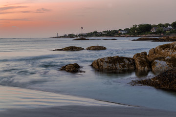 Sunset in the Beach