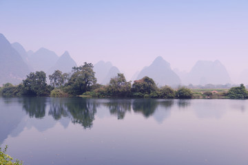 landscape in Yangshuo Guilin, China