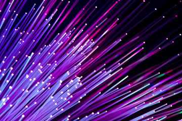 Fiber optics lights abstract background