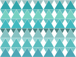 Fototapeta na wymiar Beautiful gradient blue color triangle or polygon background in minimal and modern trendy geometric concept. Vector art pattern graphic design for wallpaper, textile, printed with vintage retro style.