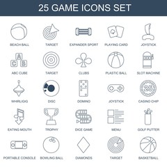 25 game icons