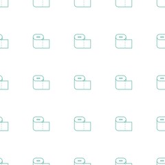 Fototapeta na wymiar paper towel icon pattern seamless white background