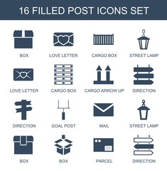 16 post icons