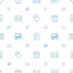 reminder icons pattern seamless white background